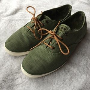 Keds Army Green Canvas Sneaker